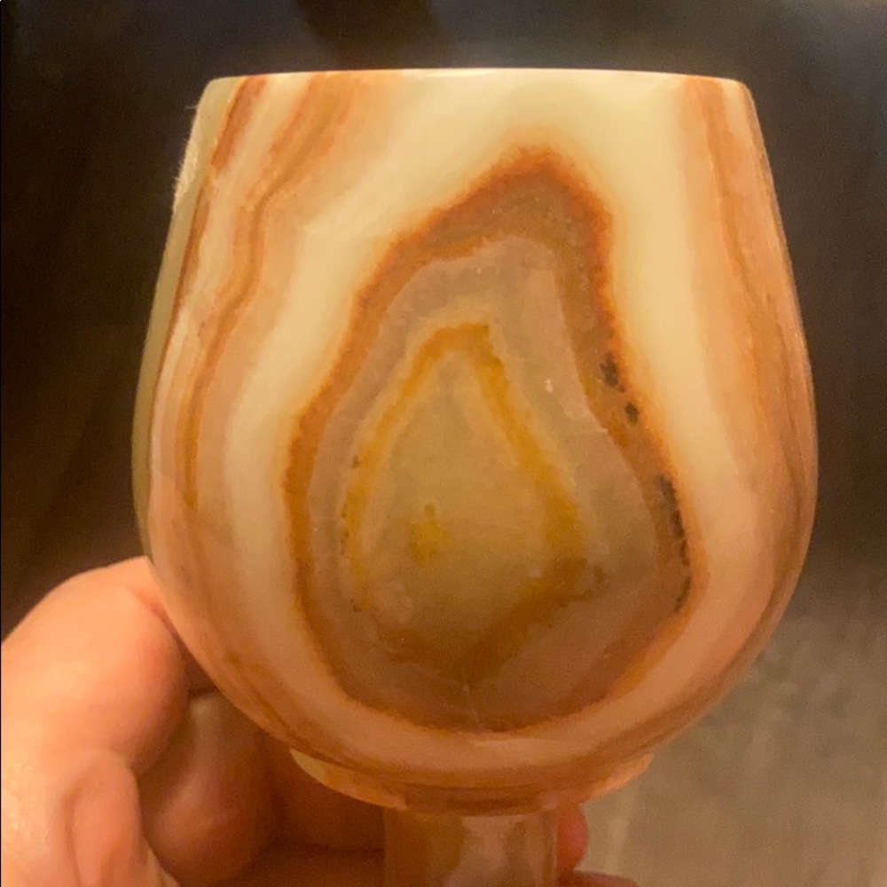 Agate? Marble? Onyx? Goblets 💛 - Picture 6 of 9